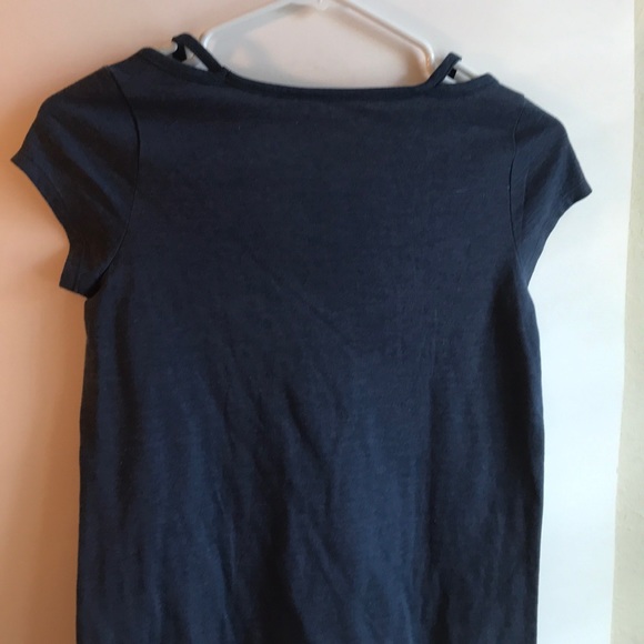girls navy blue tshirt - Picture 4 of 4